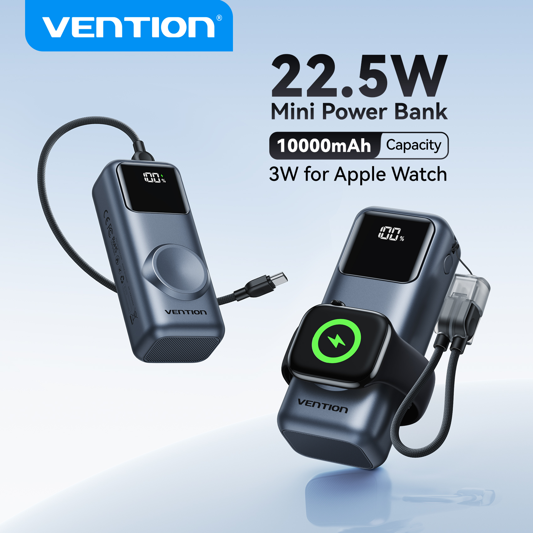 Gaming Console Power Bank - Vention 10000mAh Mini Power Bank 22.5W