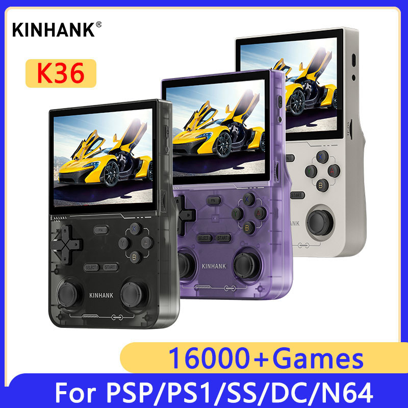 Gaming Console Power Bank - KINHANK K36 Retro Handheld Video Game