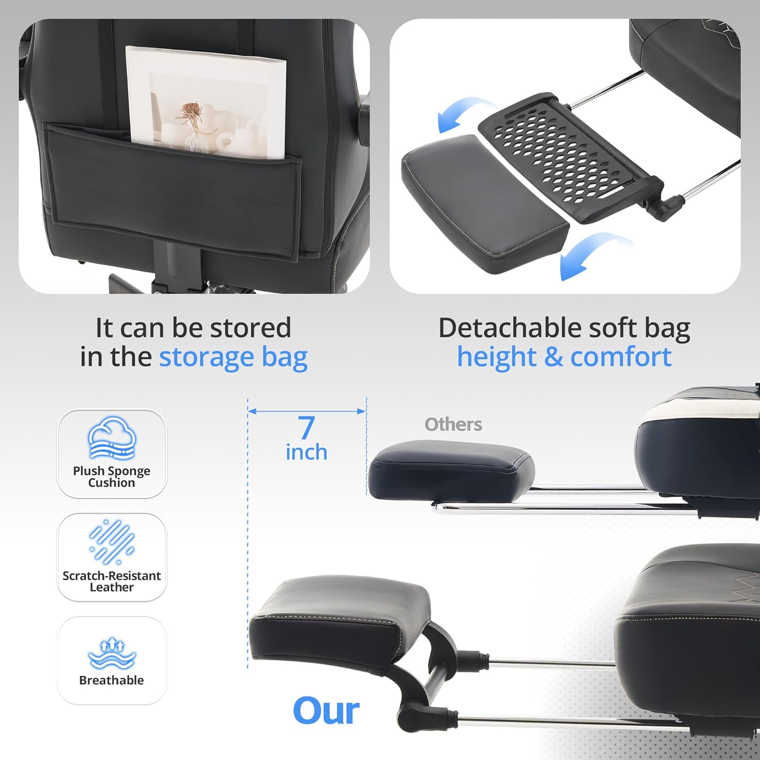 Gaming Chair with Pocket Sprin - Gaming Chair Cushion 리뷰 및 가격