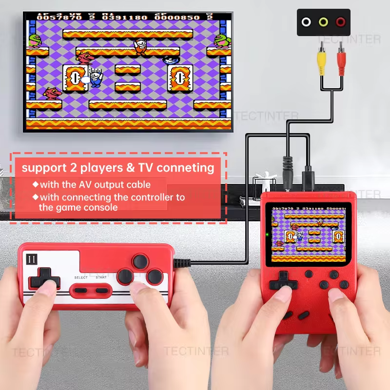 8 Bit Portable Retro Mini Hand - Gaming Console Under 500 리뷰 및 가격