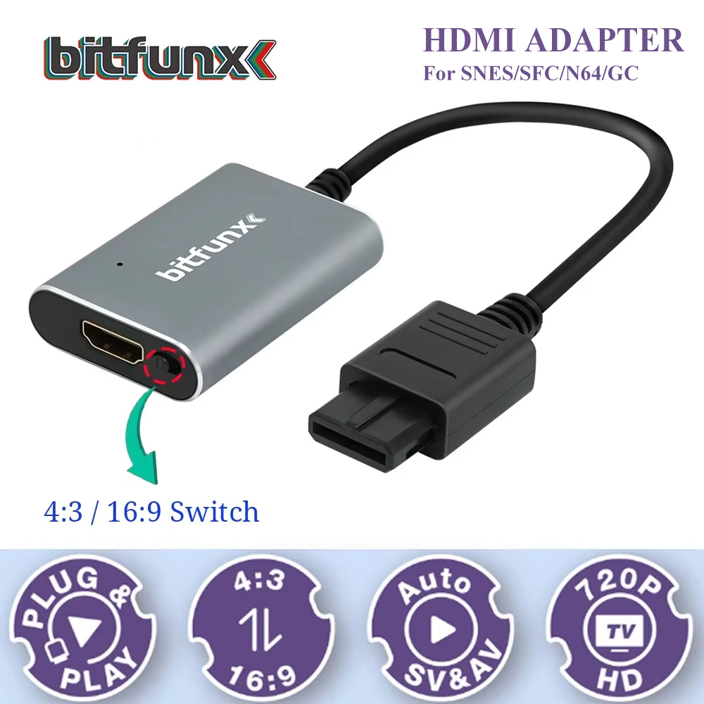 Bitfunx 720P Svideo / AV To HD - Gaming Console Mini 리뷰 및 가격