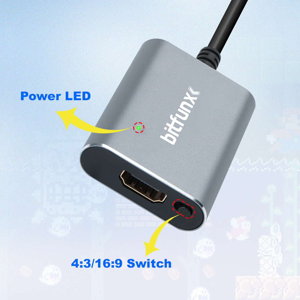 Bitfunx 720P Svideo / AV To HD - Gaming Console Mini 리뷰 및 가격