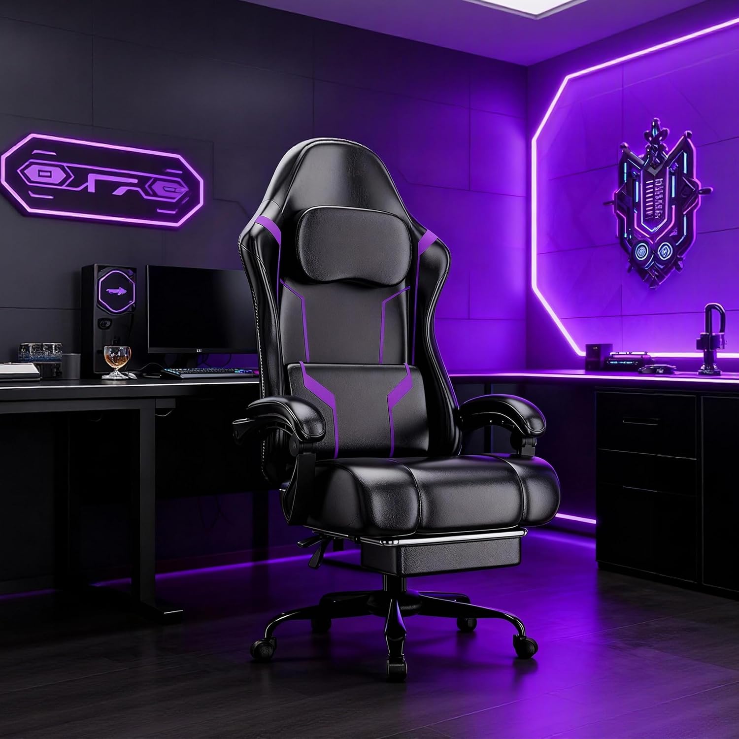 Ergonomic Gaming Chair with Po - Gaming Chair Cushion 리뷰 및 가격