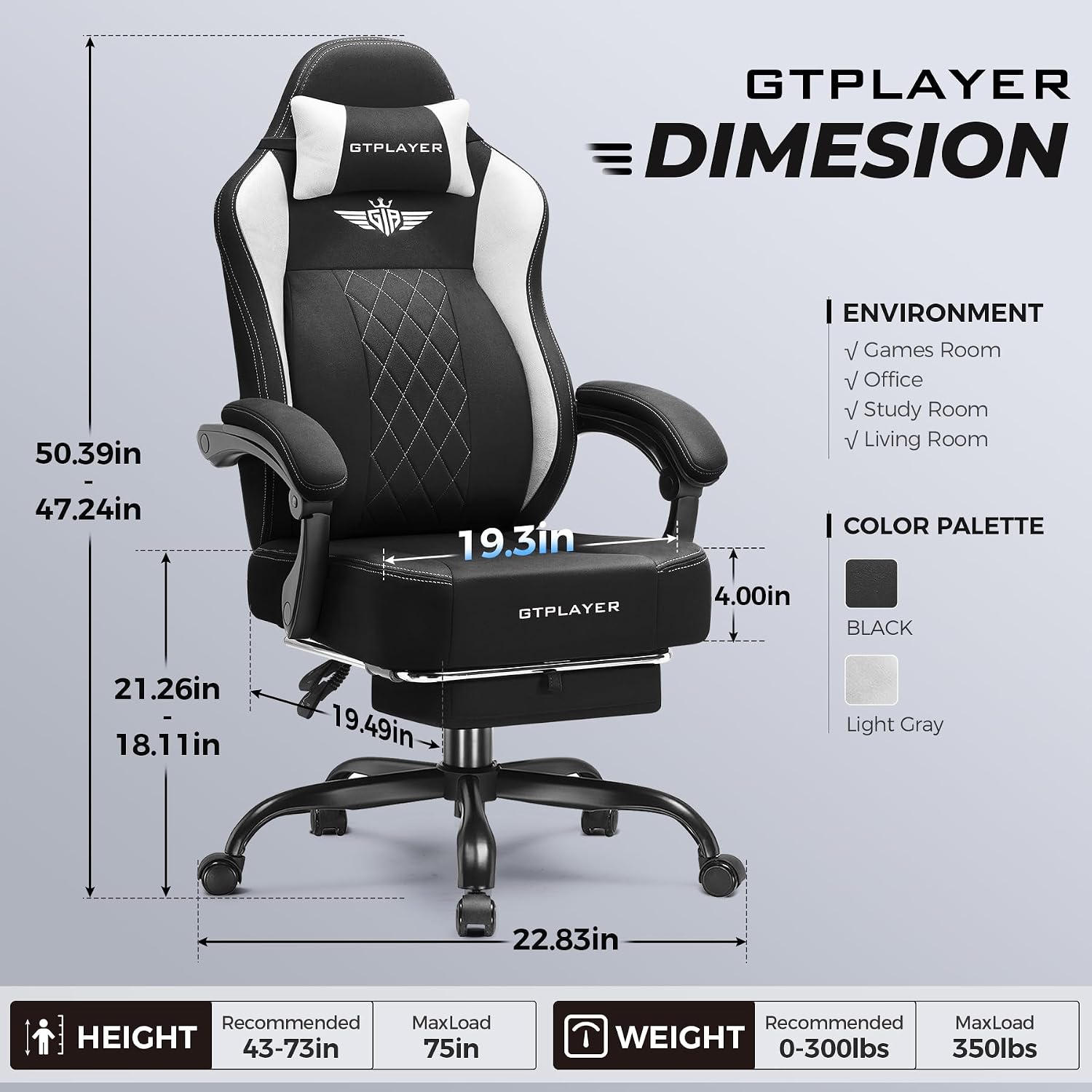 Big and Tall Gaming Chair Brea - Gaming Chair Cushion 리뷰 및 가격