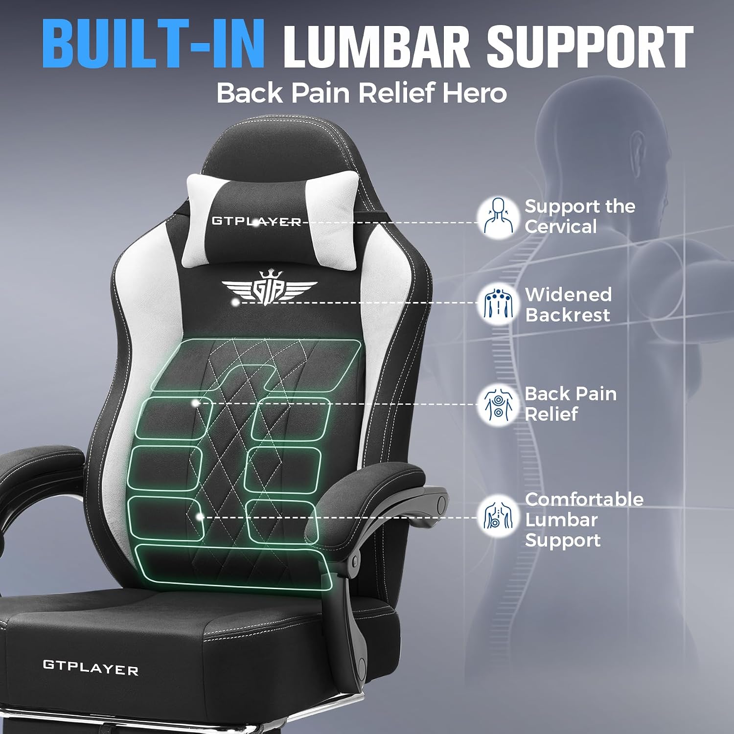 Big and Tall Gaming Chair Brea - Gaming Chair Cushion 리뷰 및 가격