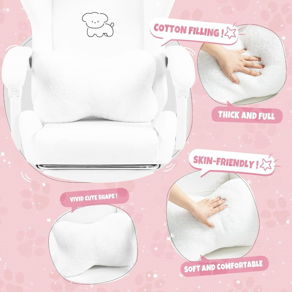 Cute Gaming Chair with Lumbar  - Gaming Chair Cushion 리뷰 및 가격