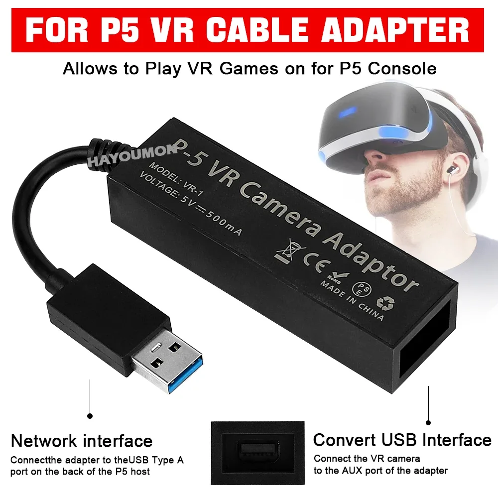 For PS5 VR Cable Adapter For P - Gaming Console Mini 리뷰 및 가격