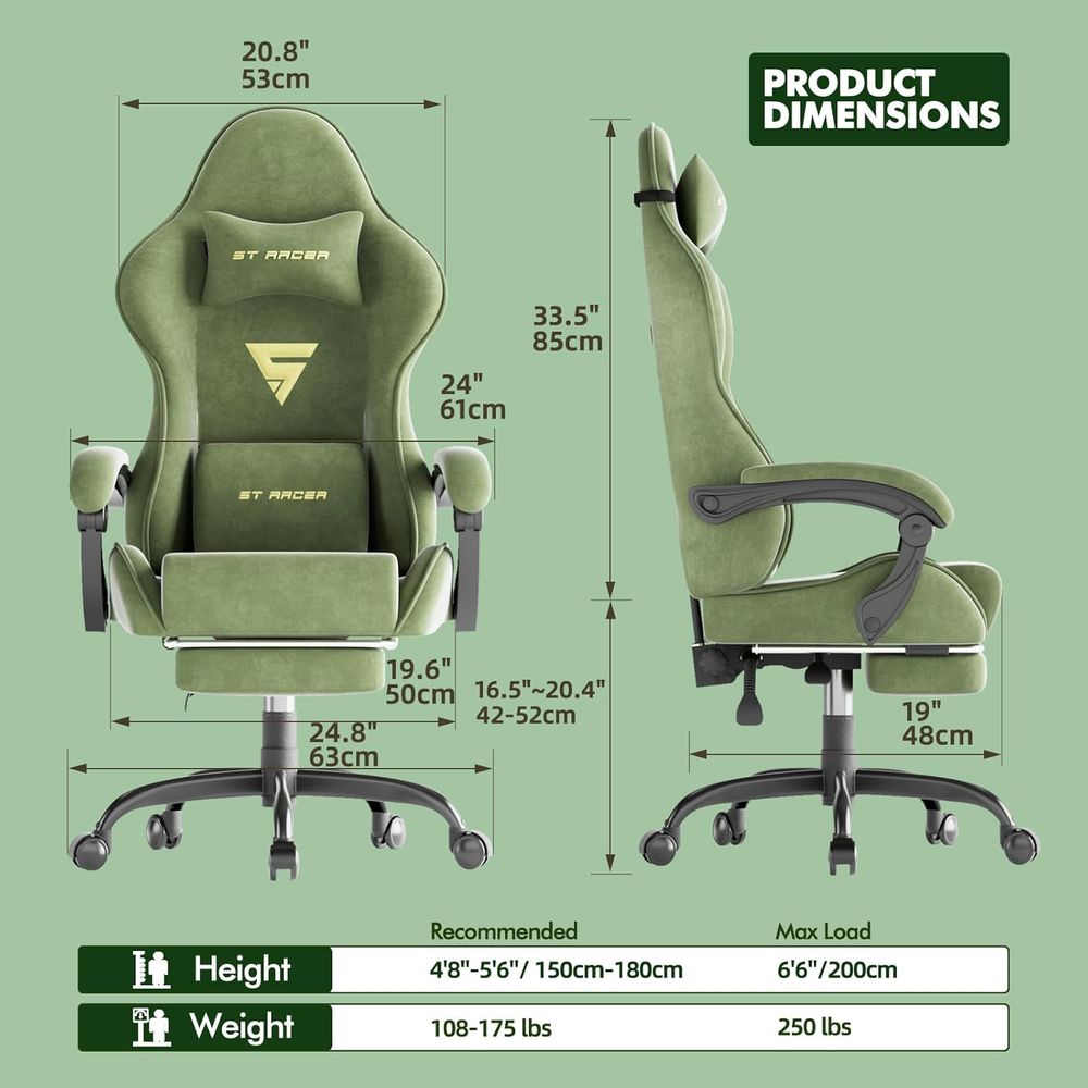 Ergonomic Massage Lumbar Gamin - Gaming Chair Cushion 리뷰 및 가격