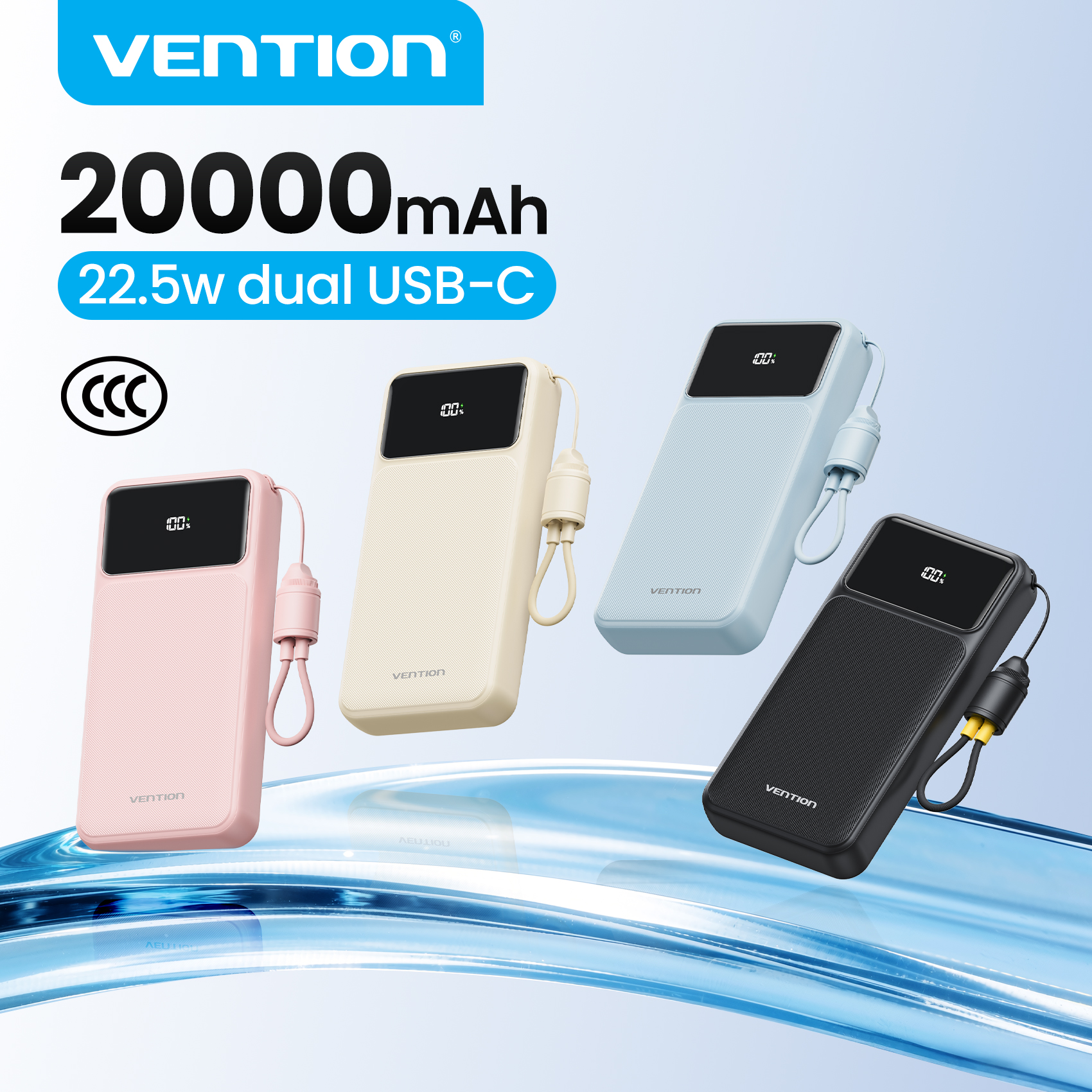 Vention CCC 20000mAh 22.5W Pow - Gaming Console Power Bank 리뷰 및 가격