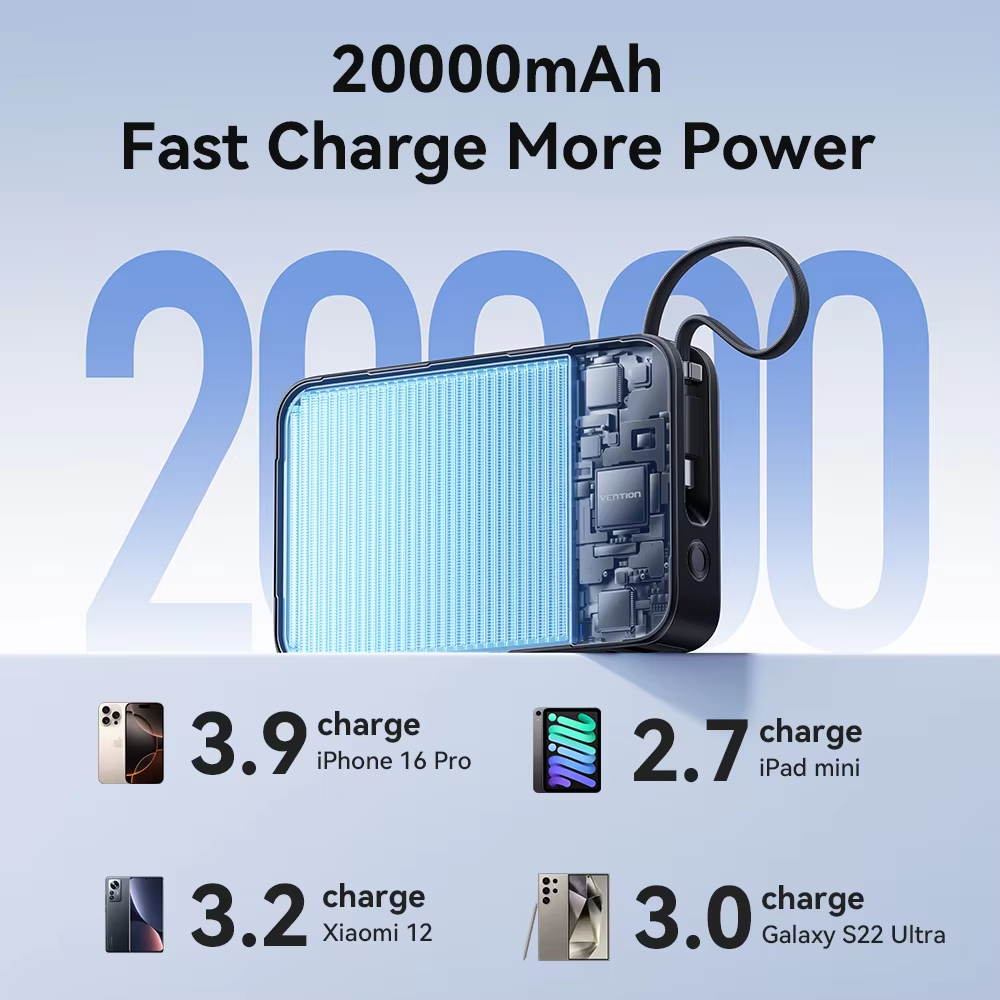 Vention Power Bank 20000mAh Po - Gaming Console Power Bank 리뷰 및 가격