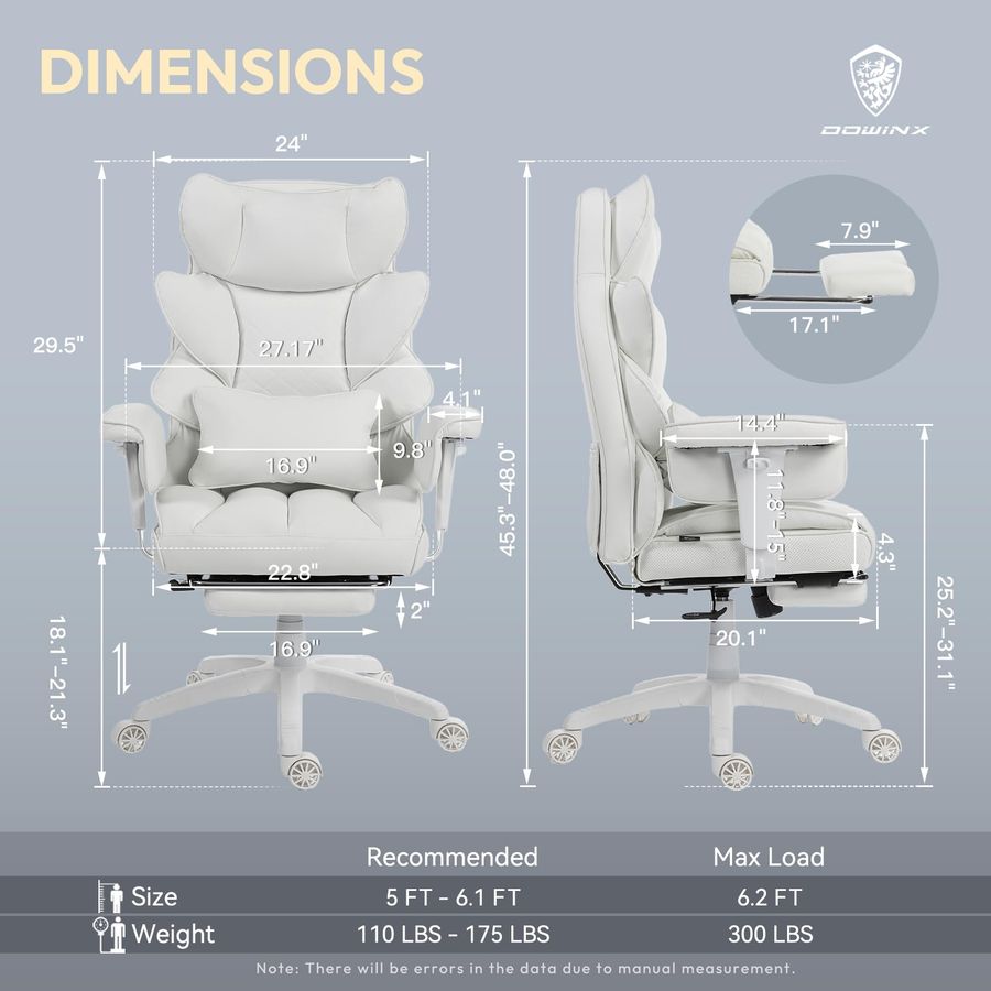 Big and Tall Office Chair with - Gaming Chair Cushion 리뷰 및 가격