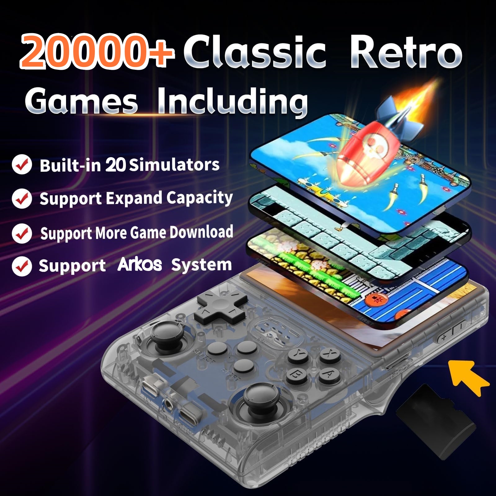 256G Open Source R36S Retro Ga - Gaming Console Handheld Best 리뷰 및 가격