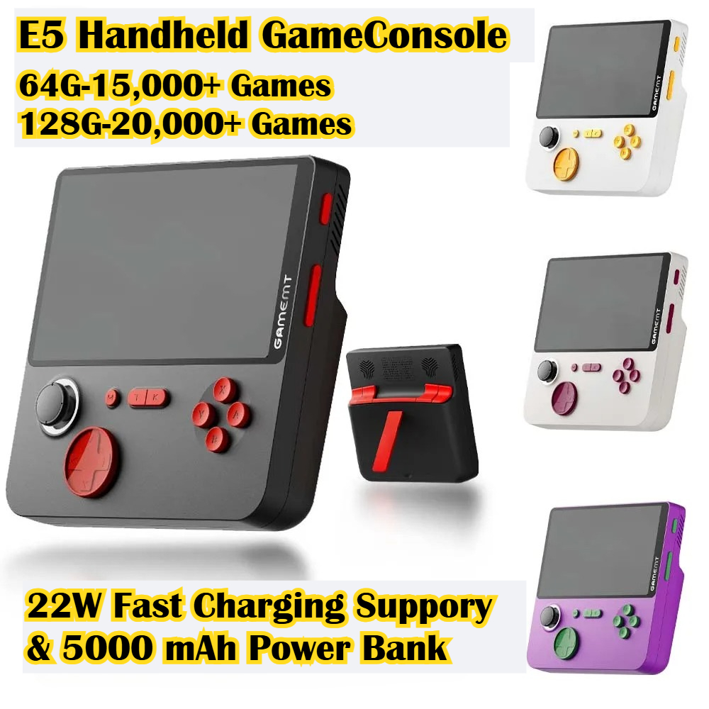 E5 Handheld Video Game Console - Gaming Console Power Bank 리뷰 및 가격