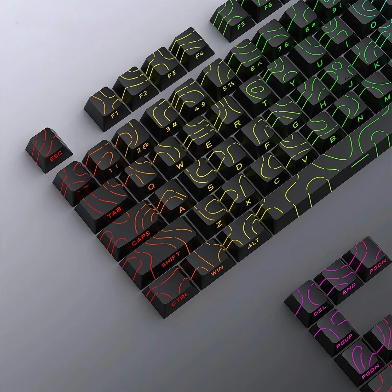 New Topographic Keycaps 4.0 Ve - Gaming Console Letters 리뷰 및 가격
