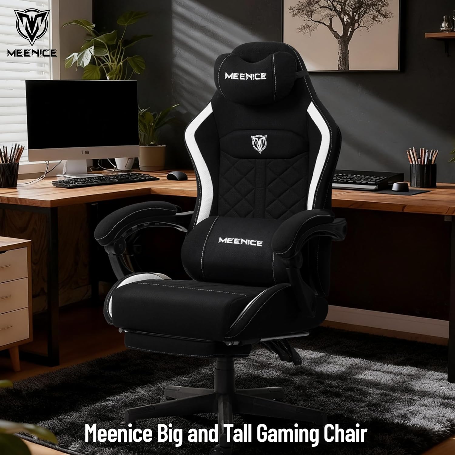 Big & Tall Gaming Chair with P - Gaming Chair Cushion 리뷰 및 가격