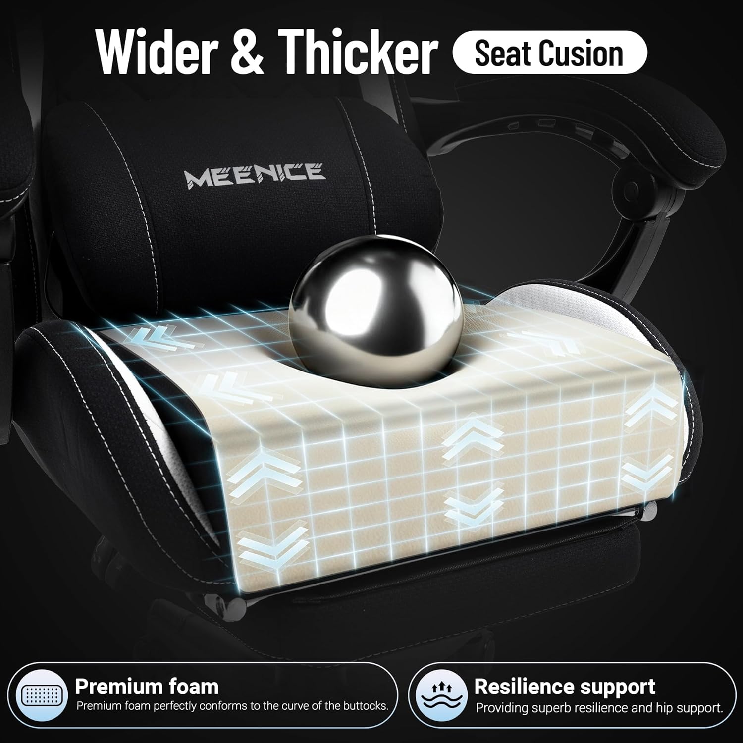 Big & Tall Gaming Chair with P - Gaming Chair Cushion 리뷰 및 가격
