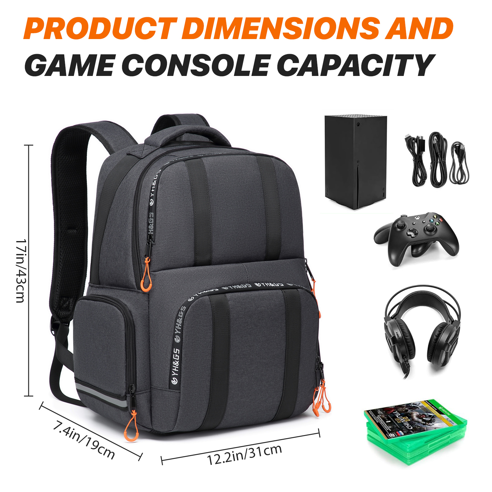 Backpack Compatible with Xbox  - Gaming Console Letters 리뷰 및 가격